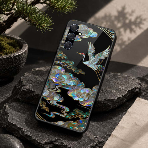 Samsung Galaxy M34 5G Cover - Pearl Dynasty Series - HQ Ultra Shine Premium Infinity Glass Soft Silicon Borders Case
