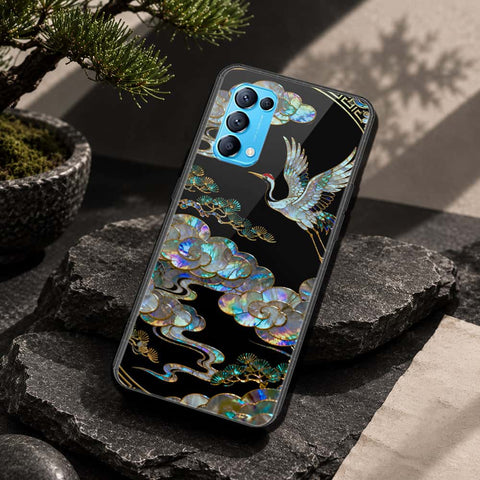 Oppo Reno 5 5G Cover - Pearl Dynasty Series - HQ Ultra Shine Premium Infinity Glass Soft Silicon Borders Case