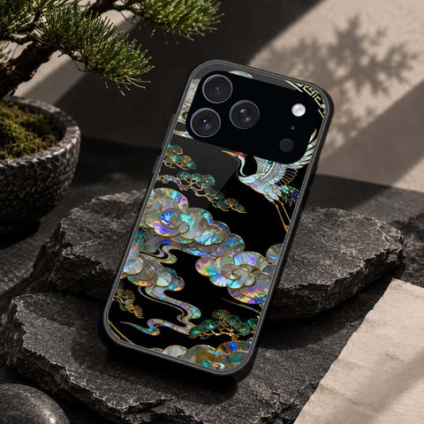 iPhone 17 Pro - Pearl Dynasty Series - HQ Ultra Shine Premium Infinity Glass Soft Silicon Borders Case
