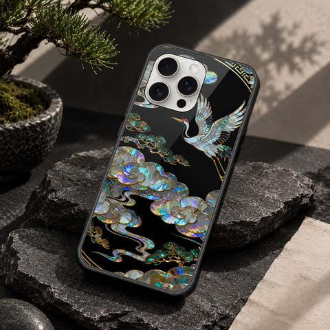 iPhone 16 Pro - Pearl Dynasty Series - HQ Ultra Shine Premium Infinity Glass Soft Silicon Borders Case