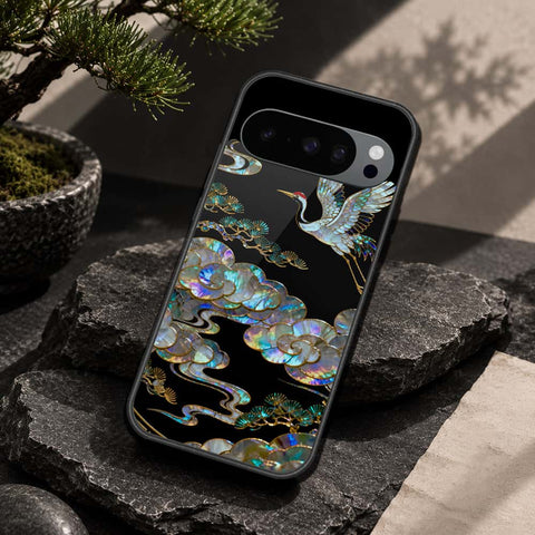Google Pixel 10 Pro Cover - Pearl Dynasty Series - HQ Ultra Shine Premium Infinity Glass Soft Silicon Borders Case