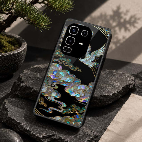 Infinix Note 50 4G Cover - Pearl Dynasty Series - HQ Ultra Shine Premium Infinity Glass Soft Silicon Borders Case