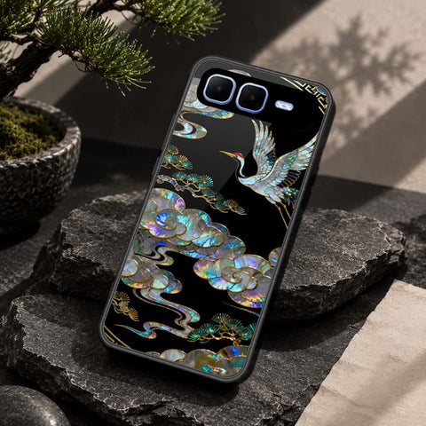 Infinix Smart 10 Plus Cover - Pearl Dynasty Series - HQ Ultra Shine Premium Infinity Glass Soft Silicon Borders Case