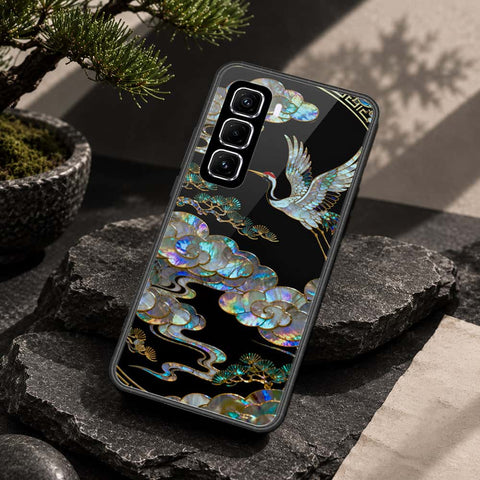 Infinix Hot 50 Pro Plus Cover - Pearl Dynasty Series - HQ Ultra Shine Premium Infinity Glass Soft Silicon Borders Case