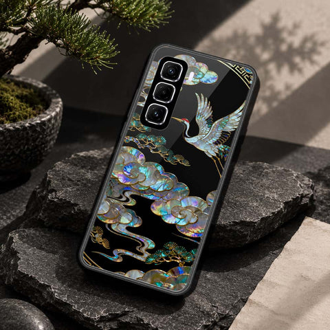 Infinix Hot 60 Pro Cover - Pearl Dynasty Series - HQ Ultra Shine Premium Infinity Glass Soft Silicon Borders Case