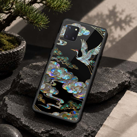 Samsung Galaxy Note 10 Lite Cover - Pearl Dynasty Series - HQ Ultra Shine Premium Infinity Glass Soft Silicon Borders Case