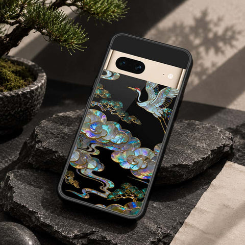 Google Pixel 7 Cover - Pearl Dynasty Series - HQ Ultra Shine Premium Infinity Glass Soft Silicon Borders Case