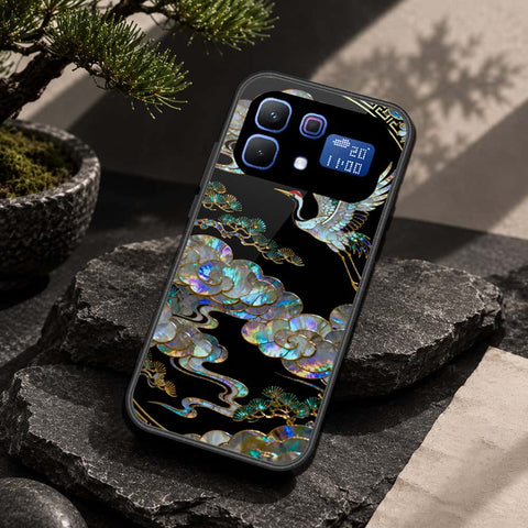 Infinix Note 60 Cover - Pearl Dynasty Series - HQ Ultra Shine Premium Infinity Glass Soft Silicon Borders Case