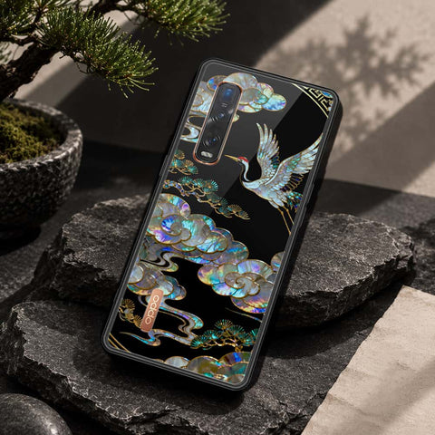 Oppo Find X2 Pro Cover - Pearl Dynasty Series - HQ Ultra Shine Premium Infinity Glass Soft Silicon Borders Case