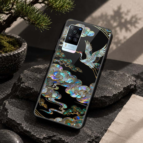 Vivo X60 Pro Cover - Pearl Dynasty Series - HQ Ultra Shine Premium Infinity Glass Soft Silicon Borders Case