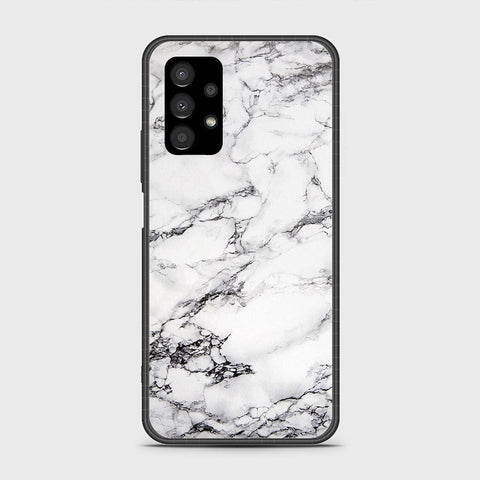 Samsung Galaxy A13 4G Cover- White Marble Series - HQ Premium Shine Durable Shatterproof Case