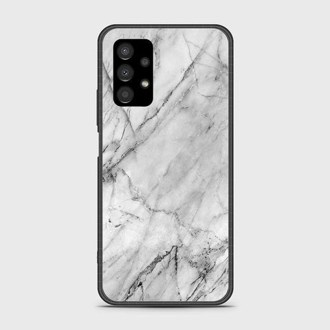 Samsung Galaxy A13 4G Cover- White Marble Series - HQ Premium Shine Durable Shatterproof Case