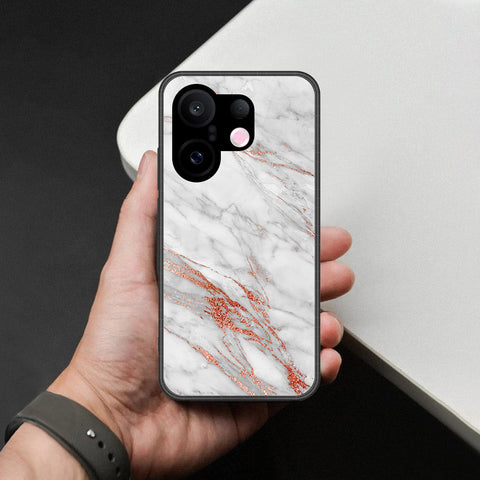 Vivo S30 Pro Mini Cover - White Marble Series - HQ Ultra Shine Premium Infinity Glass Soft Silicon Borders Case