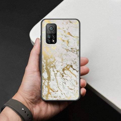 Xiaomi Redmi K30S Cover - White Marble Series - HQ Ultra Shine Premium Infinity Glass Soft Silicon Borders Case