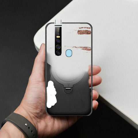 Tecno Camon 15 Pro Cover - White Marble Series - HQ Ultra Shine Premium Infinity Glass Soft Silicon Borders Case