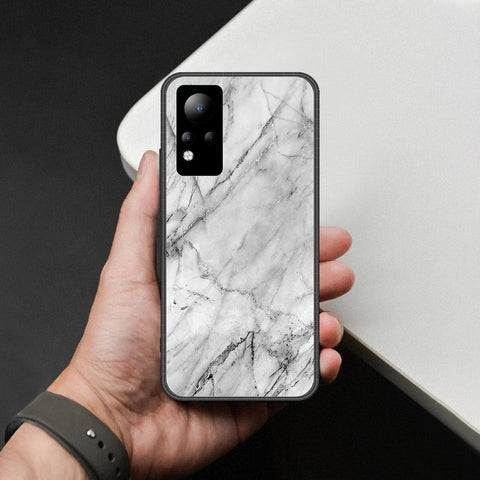 Infinix Note 11 Cover - White Marble Series - HQ Ultra Shine Premium Infinity Glass Soft Silicon Borders Case