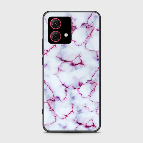 Motorola Moto G84 Cover - White Marble Series - HQ Premium Shine Durable Shatterproof Case