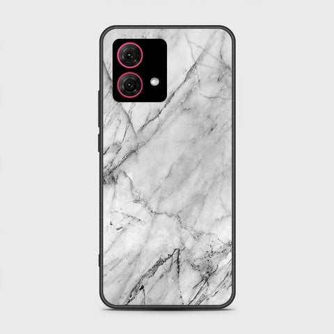 Motorola Moto G84 Cover - White Marble Series - HQ Premium Shine Durable Shatterproof Case