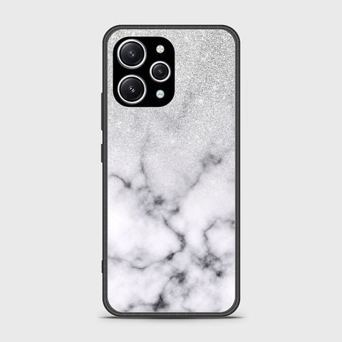 Xiaomi Redmi 12 4G Cover- White Marble Series - HQ Premium Shine Durable Shatterproof Case