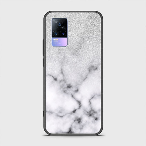 Vivo V21e Cover - White Marble Series - HQ Premium Shine Durable Shatterproof Case