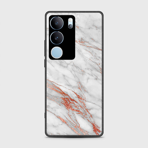 Vivo V29 Cover- White Marble Series - HQ Premium Shine Durable Shatterproof Case