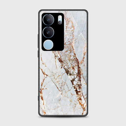 Vivo V29 Cover- White Marble Series - HQ Premium Shine Durable Shatterproof Case