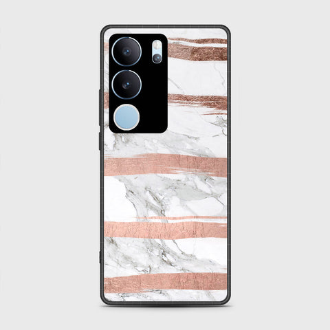 Vivo V29 Cover- White Marble Series - HQ Premium Shine Durable Shatterproof Case