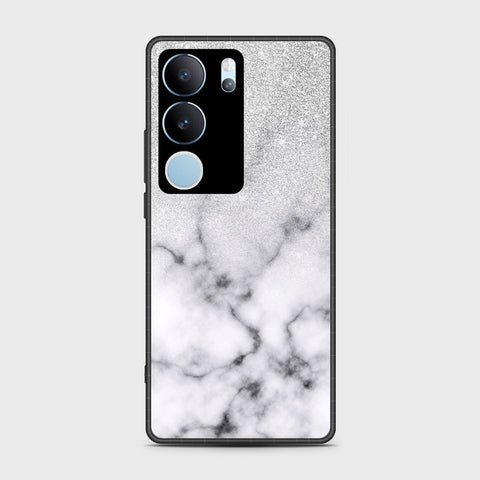 Vivo V29 Cover- White Marble Series - HQ Premium Shine Durable Shatterproof Case