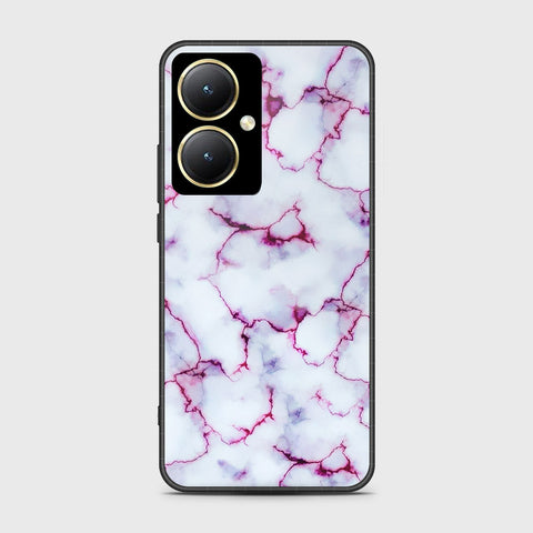 Vivo Y27 Cover- White Marble Series - HQ Ultra Shine Premium Infinity Glass Soft Silicon Borders Case (Fast Delivery) (SU)