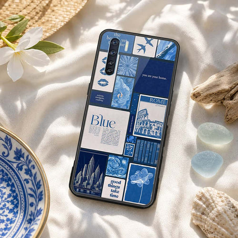 Oppo F15 Cover - ONation Aesthetic Collage Series - HQ Premium Shine Durable Shatterproof Case