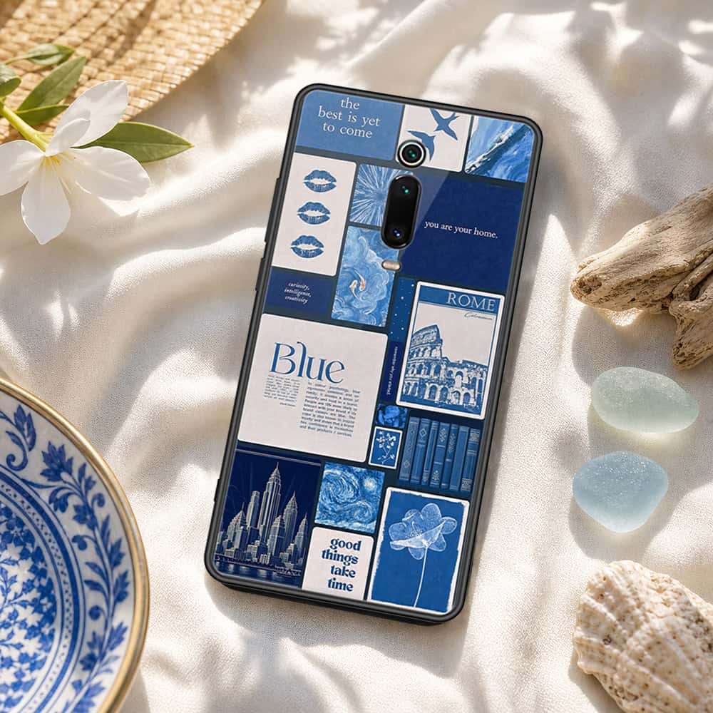 Xiaomi Mi 9T Pro Cover - ONation Aesthetic Collage Series - HQ Ultra Shine Premium Infinity Glass Soft Silicon Borders Case