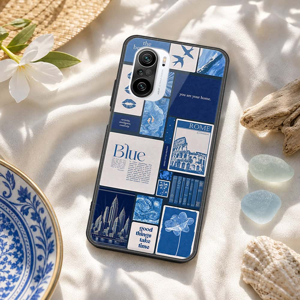 Xiaomi Redmi K40 Cover - ONation Aesthetic Collage Series - HQ Ultra Shine Premium Infinity Glass Soft Silicon Borders Case