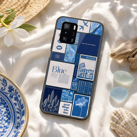 Xiaomi Poco X3 GT Cover - ONation Aesthetic Collage Series - HQ Ultra Shine Premium Infinity Glass Soft Silicon Borders Case