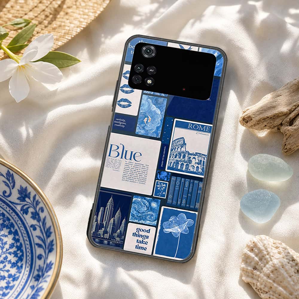 Xiaomi Poco M4 Pro Cover - ONation Aesthetic Collage Series - HQ Ultra Shine Premium Infinity Glass Soft Silicon Borders Case