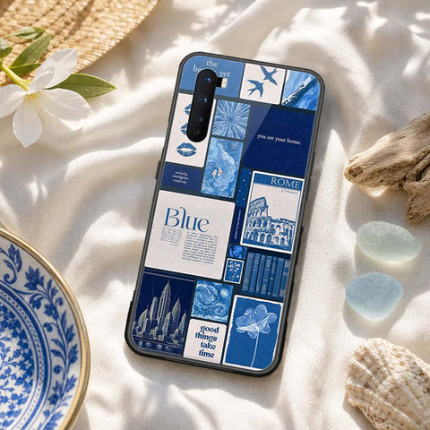 OnePlus Nord Cover - ONation Aesthetic Collage Series - HQ Ultra Shine Premium Infinity Glass Soft Silicon Borders Case
