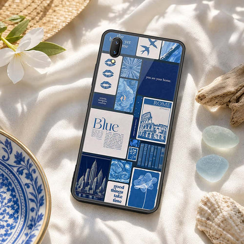 Vivo V11 Pro Cover - ONation Aesthetic Collage Series - HQ Ultra Shine Premium Infinity Glass Soft Silicon Borders Case