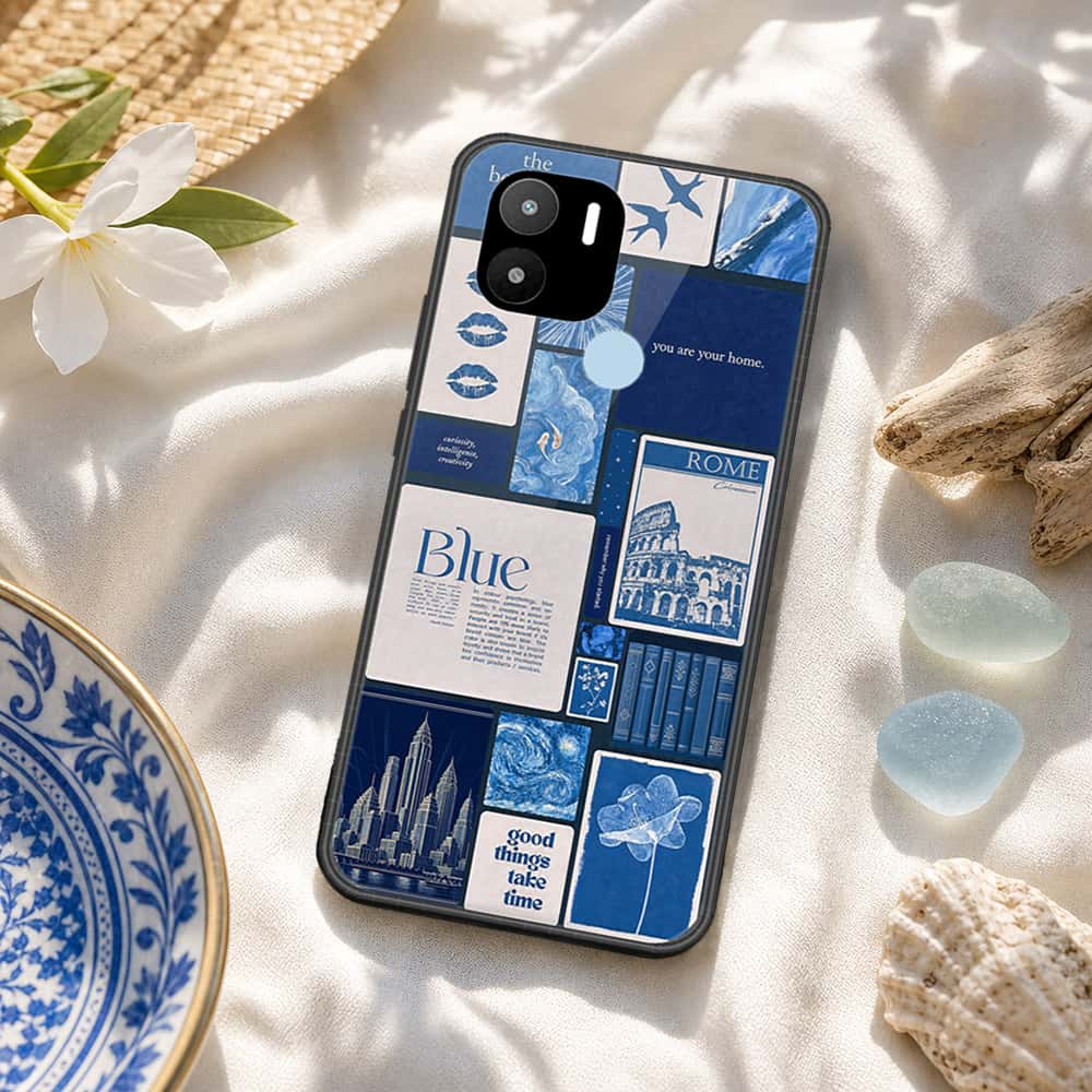 Xiaomi Redmi A2 Plus Cover - ONation Aesthetic Collage Series - HQ Ultra Shine Premium Infinity Glass Soft Silicon Borders Case