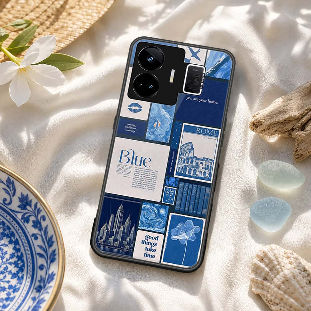 Realme GT Neo 5 Cover - ONation Aesthetic Collage Series - HQ Ultra Shine Premium Infinity Glass Soft Silicon Borders Case