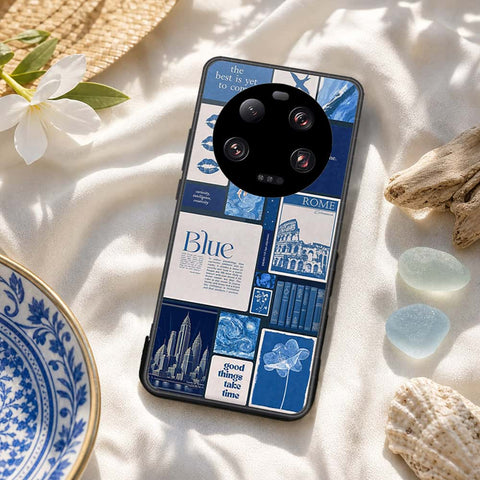 Xiaomi 13 Ultra Cover - ONation Aesthetic Collage Series - HQ Ultra Shine Premium Infinity Glass Soft Silicon Borders Case