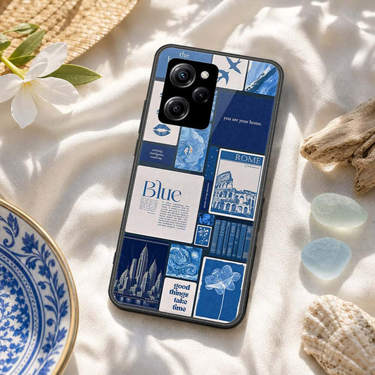 Xiaomi Poco X5 Pro Cover - ONation Aesthetic Collage Series - HQ Ultra Shine Premium Infinity Glass Soft Silicon Borders Case