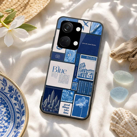 OnePlus Nord 3 Cover - ONation Aesthetic Collage Series - HQ Ultra Shine Premium Infinity Glass Soft Silicon Borders Case