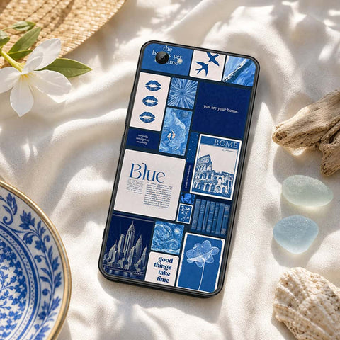 Vivo Y81 Cover - ONation Aesthetic Collage Series - HQ Ultra Shine Premium Infinity Glass Soft Silicon Borders Case