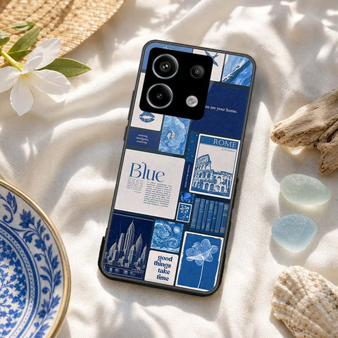 Xiaomi Redmi Note 13 Pro 4G Cover - ONation Aesthetic Collage Series - HQ Ultra Shine Premium Infinity Glass Soft Silicon Borders Case