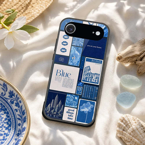 iPhone 17 Air - ONation Aesthetic Collage Series - HQ Ultra Shine Premium Infinity Glass Soft Silicon Borders Case