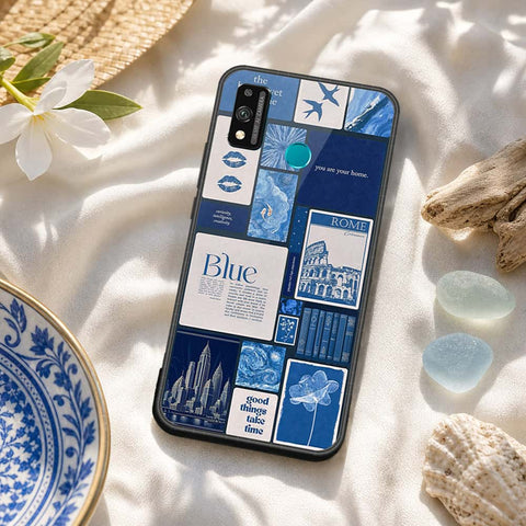 Huawei Honor 9 Lite - ONation Aesthetic Collage Series - HQ Ultra Shine Premium Infinity Glass Soft Silicon Borders Case