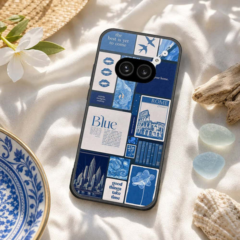 Nothing Phone 2a Cover - ONation Aesthetic Collage Series - HQ Ultra Shine Premium Infinity Glass Soft Silicon Borders Case