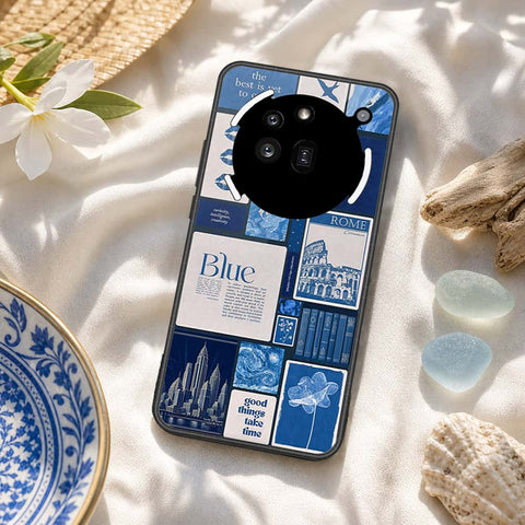 Nothing Phone 3a Pro Cover - ONation Aesthetic Collage Series - HQ Ultra Shine Premium Infinity Glass Soft Silicon Borders Case