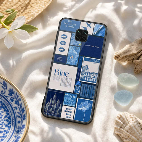 Xiaomi Redmi Note 9S Cover - ONation Aesthetic Collage Series - HQ Ultra Shine Premium Infinity Glass Soft Silicon Borders Case