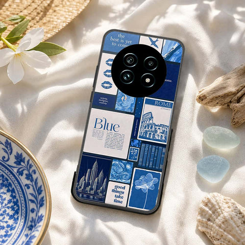 Realme 13 Pro Plus Cover - ONation Aesthetic Collage Series - HQ Ultra Shine Premium Infinity Glass Soft Silicon Borders Case