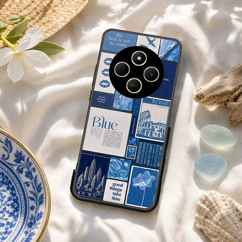 Xiaomi Poco C75 Cover - ONation Aesthetic Collage Series - HQ Ultra Shine Premium Infinity Glass Soft Silicon Borders Case